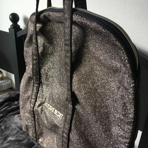 Victoria’s Secret Glitter Gold weekend bag